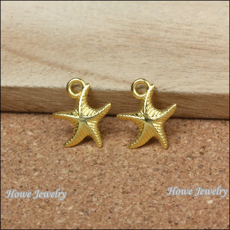 55pcs vintage starfish Charm Gold-color Fit Bracelets Necklace DIY Metal Jewelry Making C081
55pcs vintage starfish Charm Gold-color Fit Bracelets Necklace DIY Metal Jewelry Making C081