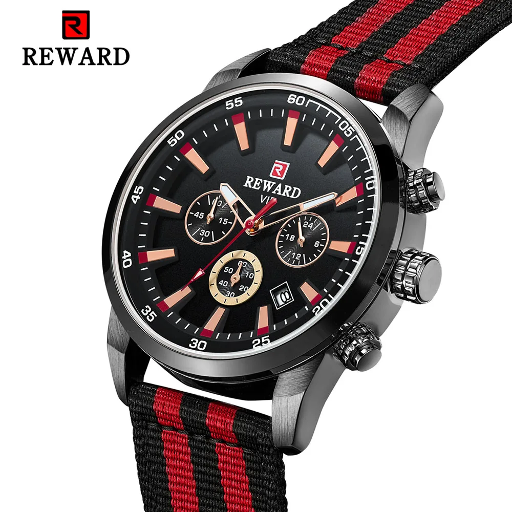 Relogio Masculino Sports Chronograph Wristwatch Mens Luxury Brand Watch Nylon Strap Waterproof Clock Cool Military Timepiece
Relogio Masculino Sports Chronograph Wristwatch Mens Luxury Brand Watch Nylon Strap Waterproof Clock Cool Military Timepiece