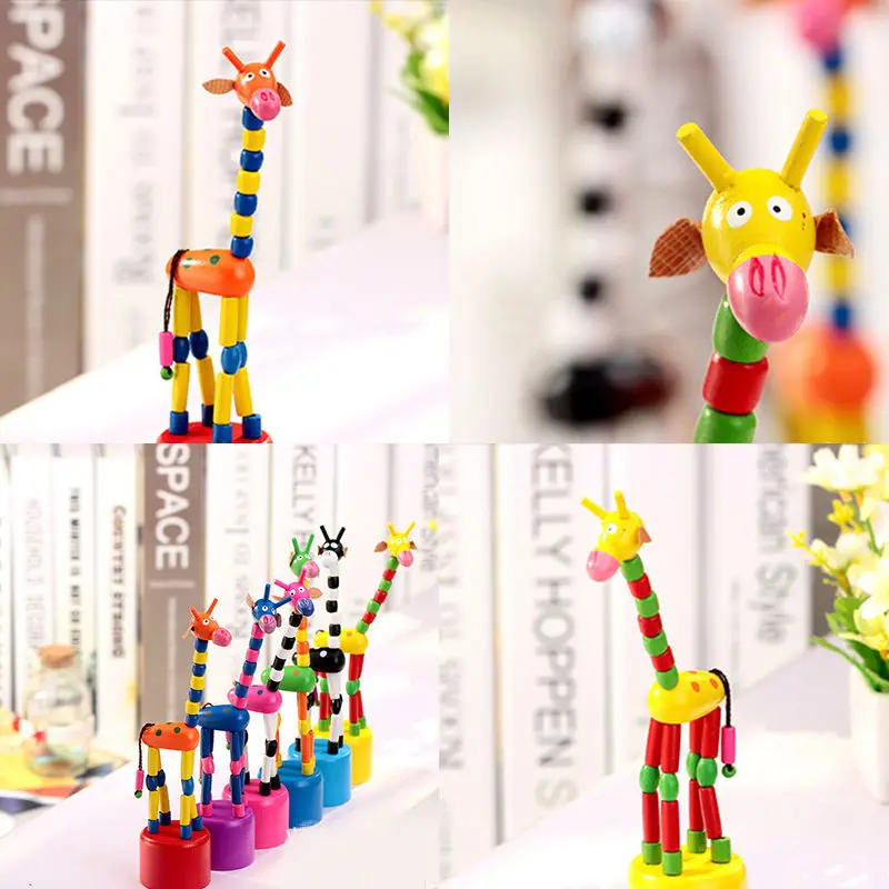 1 pc Colorful Rocking Wooden Giraffe Figurines MiniaturesToys Party Decoration Crafts Home Decor
1 pc Colorful Rocking Wooden Giraffe Figurines MiniaturesToys Party Decoration Crafts Home Decor