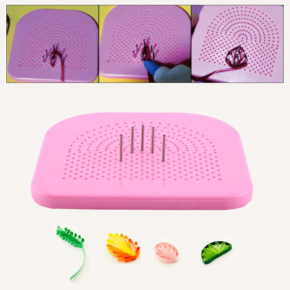 Beautiful Pink+Silver Paper Craft DIY Quilling Tool Roll Quiller's Guide Grid Wrapped Tray + 20 Needles Origami Creations Tools
Beautiful Pink+Silver Paper Craft DIY Quilling Tool Roll Quiller's Guide Grid Wrapped Tray + 20 Needles Origami Creations Tools