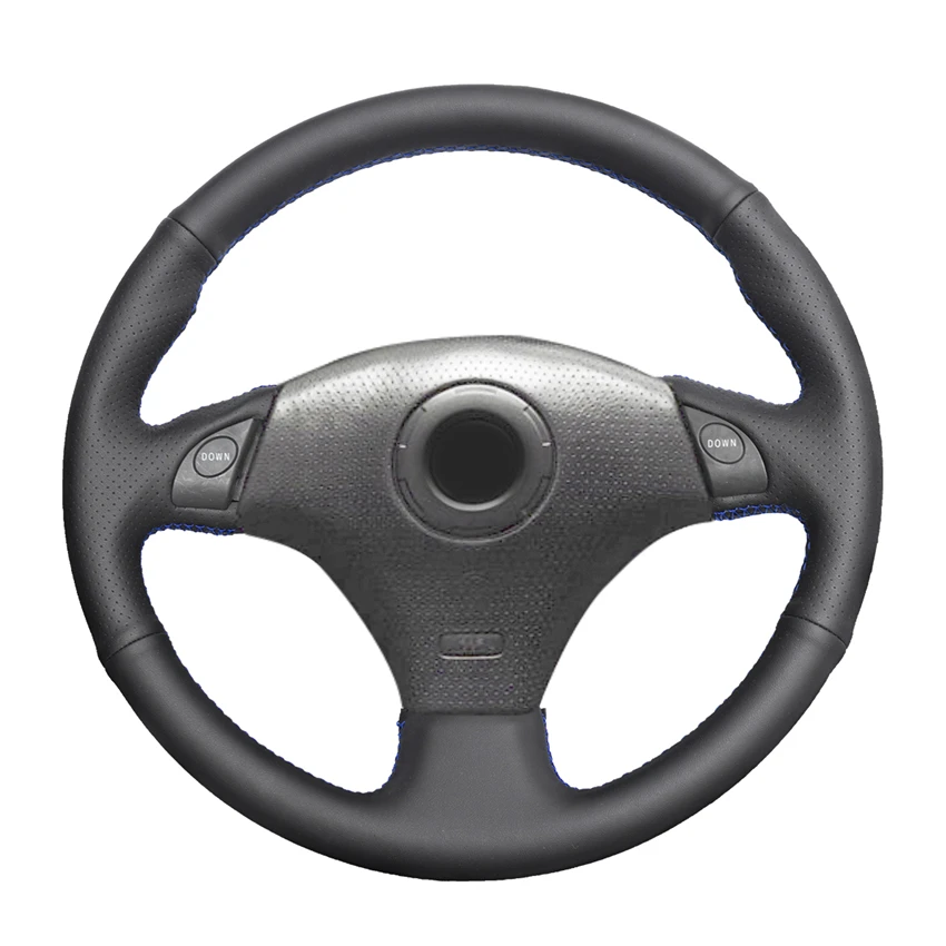 Hand-stitched Black PU Artificial Leather Car Steering Wheel Cover for Toyota RAV4 1998-2003 Corolla 2001 Celica 1998-2005 MR2
Hand-stitched Black PU Artificial Leather Car Steering Wheel Cover for Toyota RAV4 1998-2003 Corolla 2001 Celica 1998-2005 MR2