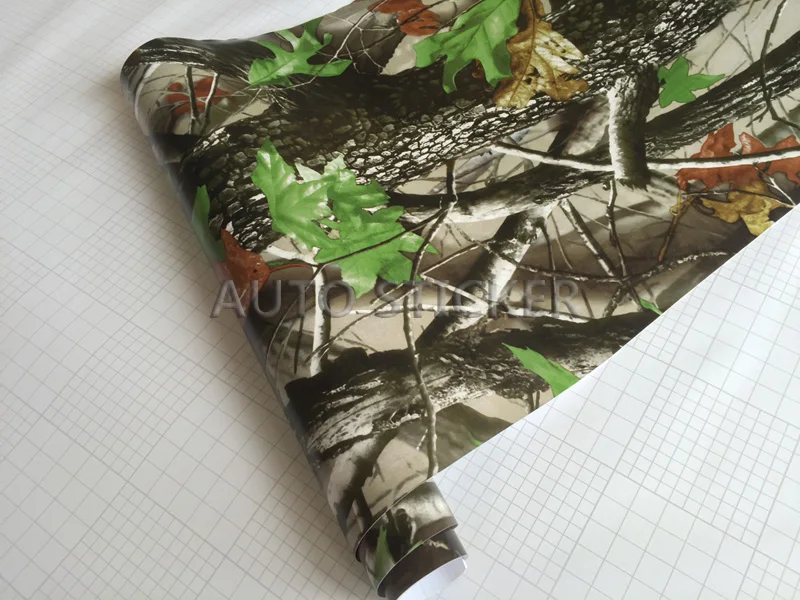 Realtree camo vinyl car wrap 55