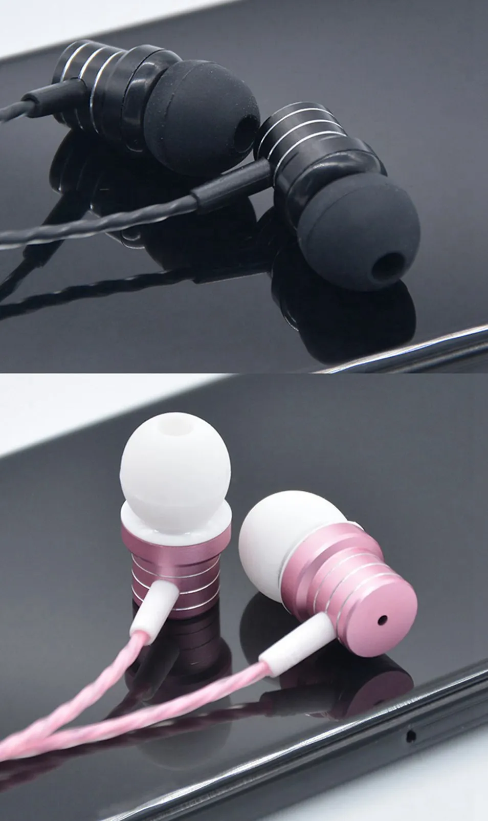 Stereo Earphone Hifi Music Bass Earbuds Headphones In-ear with Mic for Phone Xiaomi iPhone Sony Computer PC Mp3 Sports Earphones (12)
