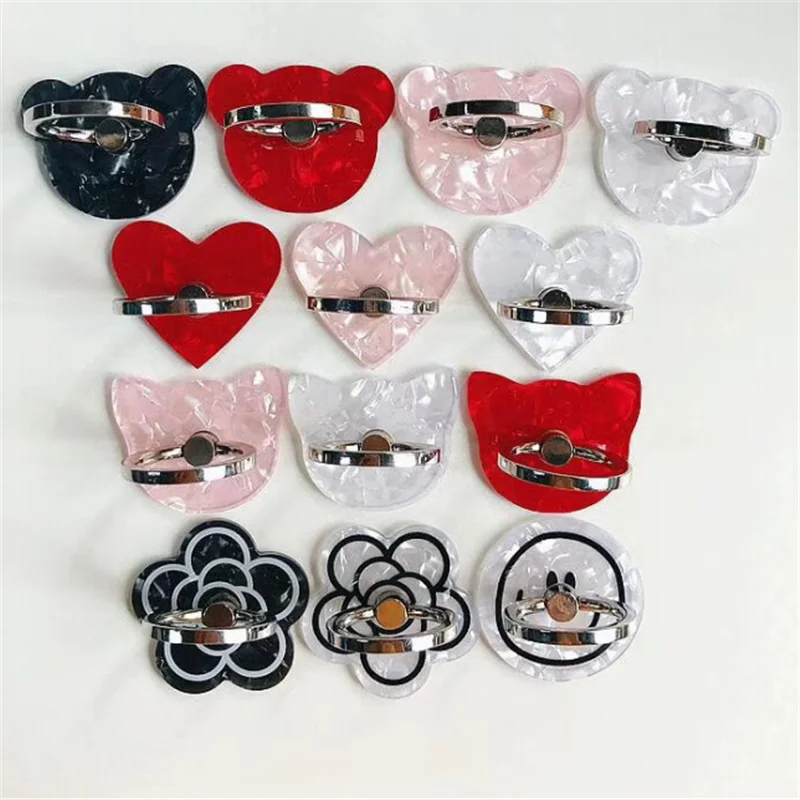 UVR 360 Degree Flower Heart Shell Finger Rings Phone Stand Holder Bear Cat Mobile Phone Holder Stand For iPhone Xiaomi All Phone
UVR 360 Degree Flower Heart Shell Finger Rings Phone Stand Holder Bear Cat Mobile Phone Holder Stand For iPhone Xiaomi All Phone