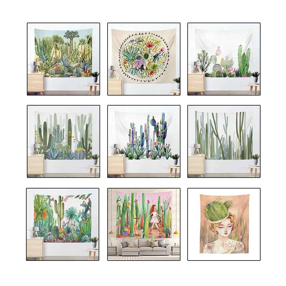 Watercolor Hanging Wall Cactus Tapestries Mandala Bohemian Tapestry Landscape Wallpaper Wall Art Shawl Throw Blanket Room Decor
Watercolor Hanging Wall Cactus Tapestries Mandala Bohemian Tapestry Landscape Wallpaper Wall Art Shawl Throw Blanket Room Decor