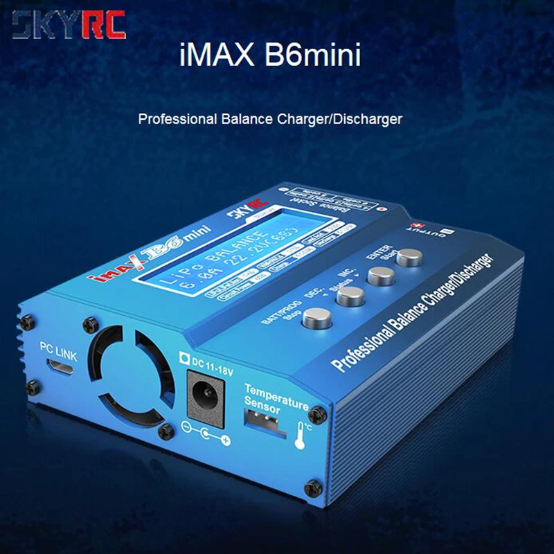Original SKYRC IMAX B6 mini 60W Balance Charger Discharger for RC Helicopter nimh nicd Aircraft Intelligent Battery Charger
Original SKYRC IMAX B6 mini 60W Balance Charger Discharger for RC Helicopter nimh nicd Aircraft Intelligent Battery Charger