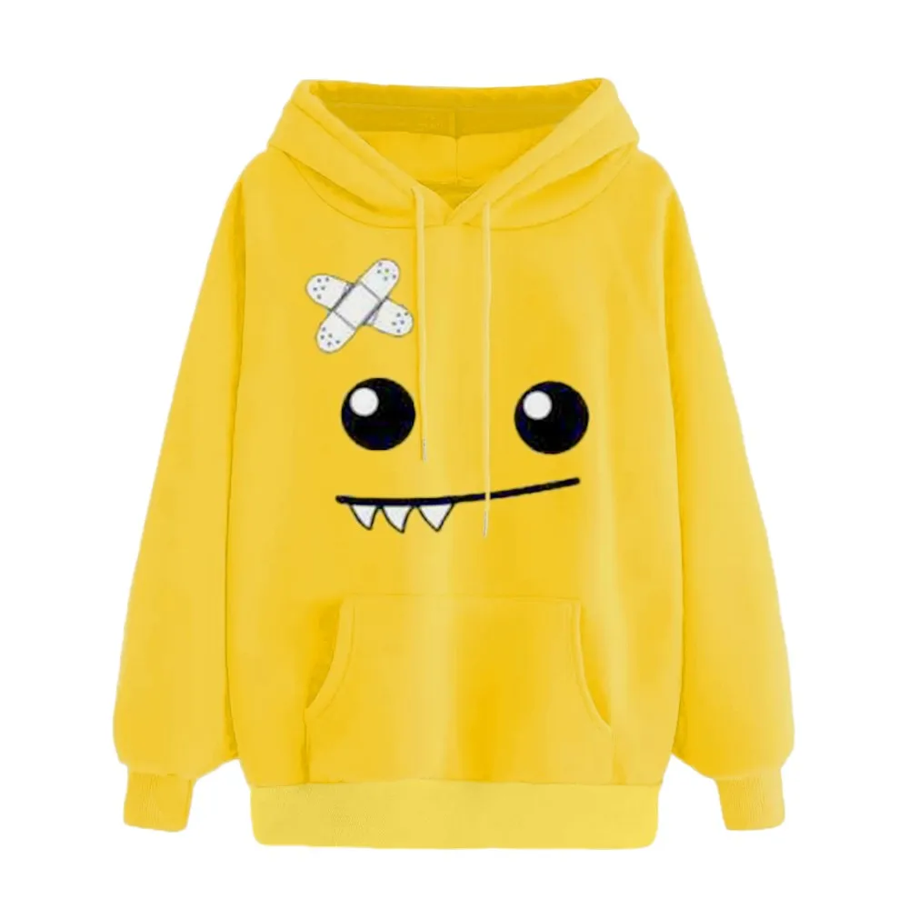 2019 NEW Top!Women Soft Autumn Emoticon Print Pocket Hooded Long Sleeve Sweatshirt Tops Blouse Dropshipping#G
2019 NEW Top!Women Soft Autumn Emoticon Print Pocket Hooded Long Sleeve Sweatshirt Tops Blouse Dropshipping#G