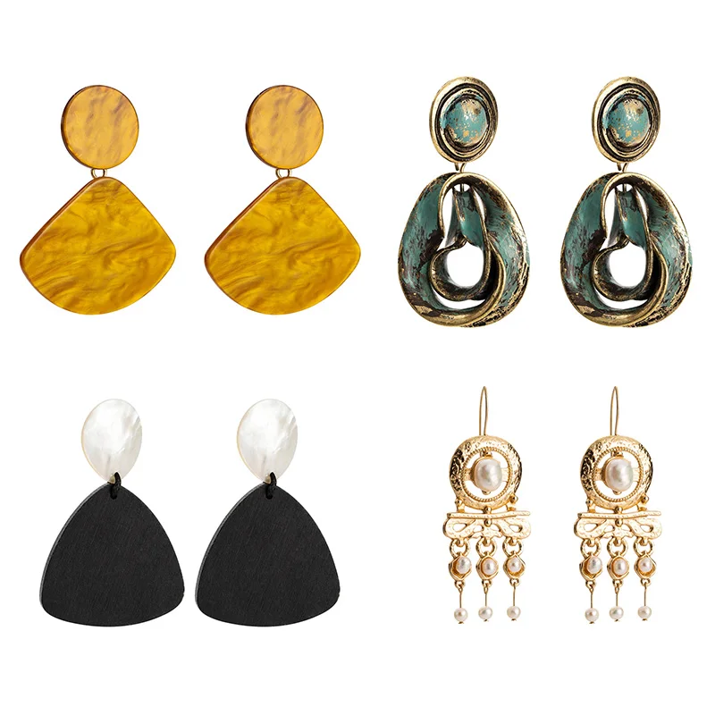 ZA Acrylic Flower Drop Earrings for Women Bohemian Wedding Gift Big Statement Dangle Earrings Jewelry
ZA Acrylic Flower Drop Earrings for Women Bohemian Wedding Gift Big Statement Dangle Earrings Jewelry