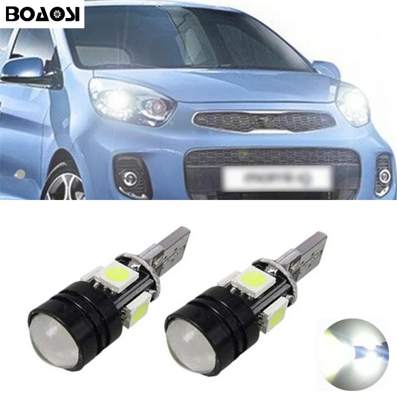 BOAOSI 2x T10 LED 5050 4smd + 1.5W Car LED T10 Canbus W5W No error Wedge Light For Kia sportage rio k2 k3 k5 ceed cerato sorento
BOAOSI 2x T10 LED 5050 4smd + 1.5W Car LED T10 Canbus W5W No error Wedge Light For Kia sportage rio k2 k3 k5 ceed cerato sorento