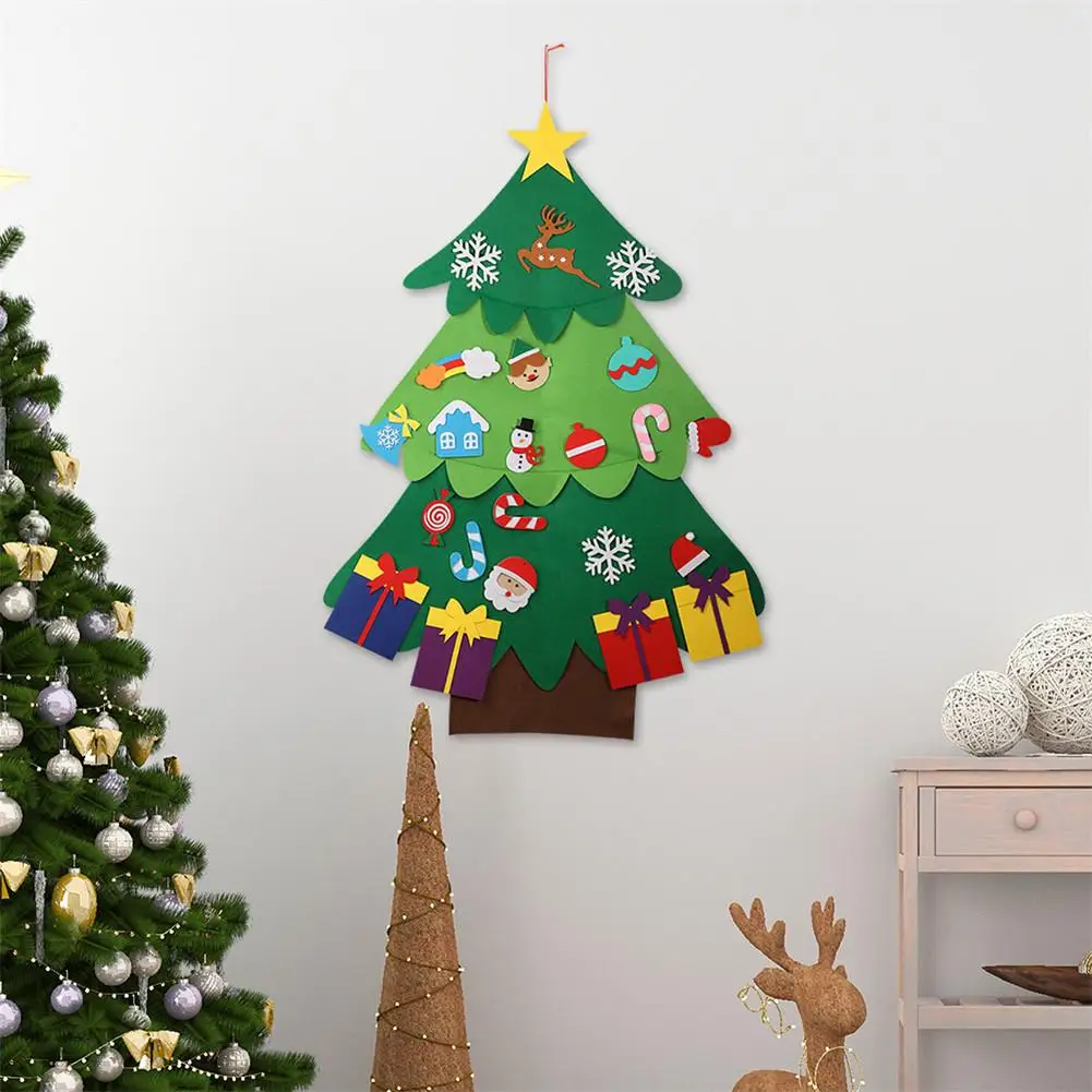 DIY Felt Cloth Christmas Tree Three-Dimensional 3D Christmas Tree large Christmas Wall Hanging Fun Suite Home Decor
DIY Felt Cloth Christmas Tree Three-Dimensional 3D Christmas Tree large Christmas Wall Hanging Fun Suite Home Decor