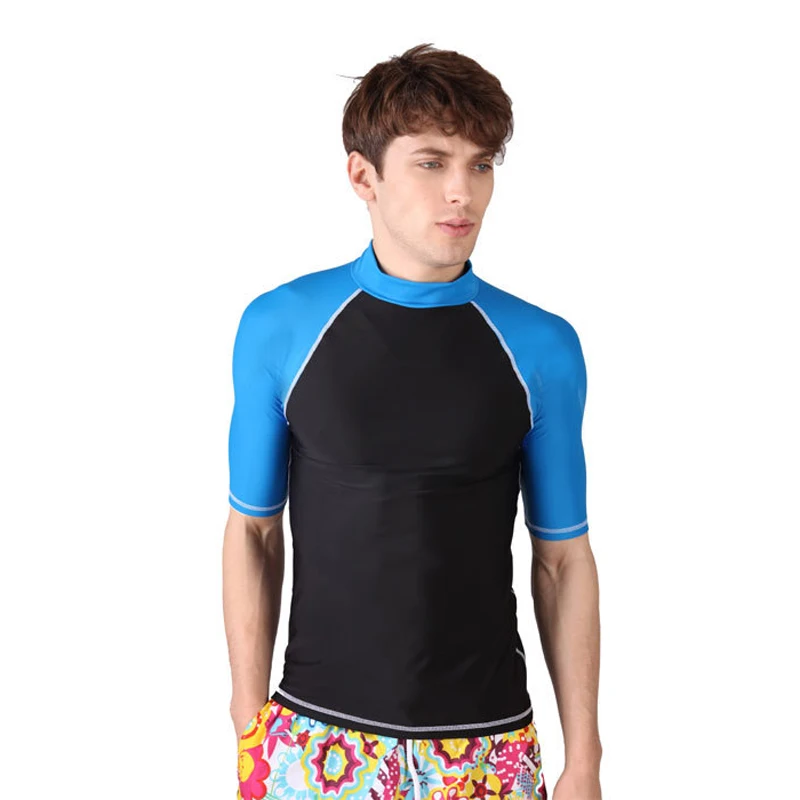 2019 Summer Short Sleeve Swimwear Rash Guard Man Basic Skins Tees & Diving Swimming Tops Wetsuits T-Shirt Man Sun UV Protection
2019 Summer Short Sleeve Swimwear Rash Guard Man Basic Skins Tees & Diving Swimming Tops Wetsuits T-Shirt Man Sun UV Protection