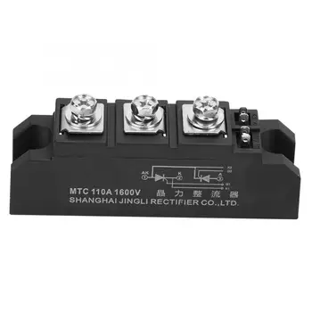 MTC 110A 1600V Bidirectional Silicon Controlled Thyristor Module Rectifier Diode Module
MTC 110A 1600V Bidirectional Silicon Controlled Thyristor Module Rectifier Diode Module