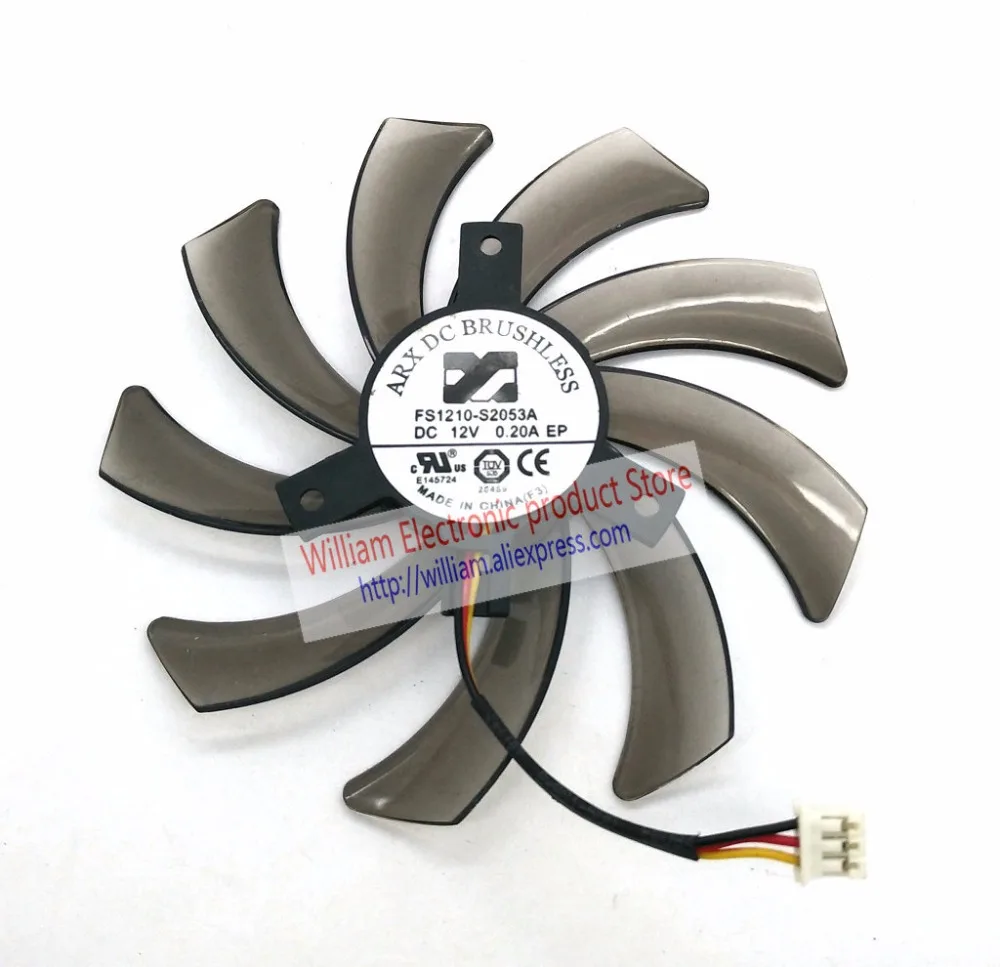 

Оригинальный охлаждающий вентилятор для видеокарты GIGABYTE GTX750ti FS1210-S2053A 12 В шаг 0,20 а 40 мм диаметр 95 мм