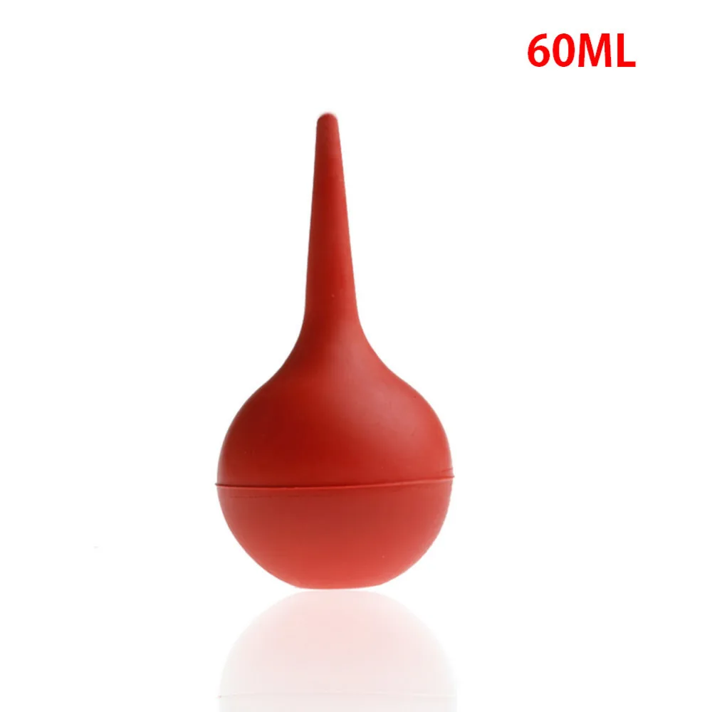 1PC 30/60/90ml Laboratory Tool Rubber Suction Ear Washing Syringe Squeeze Bulb