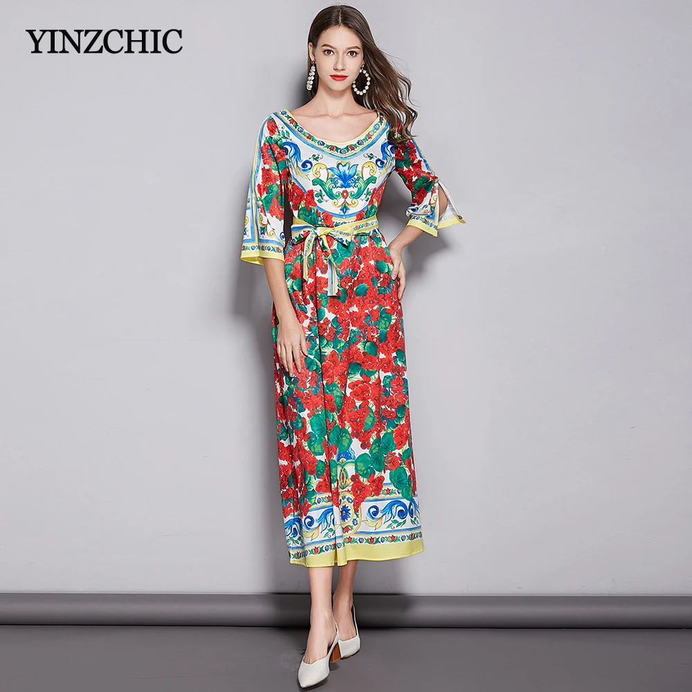 Royal Style Womans Print Dress Big V-neck Female Elegant Party Dress Spring New Mid Dress Woman Floral A-line Dresses Women
Royal Style Womans Print Dress Big V-neck Female Elegant Party Dress Spring New Mid Dress Woman Floral A-line Dresses Women