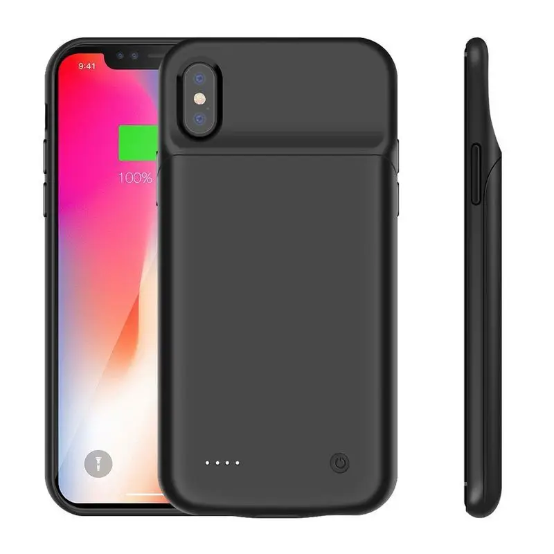 Ultra Slim Protective Case Power Pack for iPhone X 3200mah Rechargeable Extended Battery Charger Support Lightning Bluetooth | Мобильные