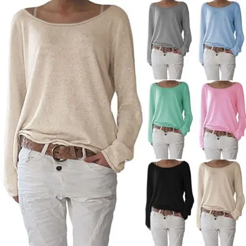 Fashion Women Oversized Loose Long Sleeve T-Shirt Baggy Plus Tops Casual Solid T Shirt
Fashion Women Oversized Loose Long Sleeve T-Shirt Baggy Plus Tops Casual Solid T Shirt