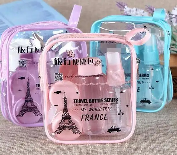 8pcs/set Empty Portable MakeUp Spray Bottle Lotion Shampoo Cream Container Travel Refillable Bottles Set Kits with Pouch
8pcs/set Empty Portable MakeUp Spray Bottle Lotion Shampoo Cream Container Travel Refillable Bottles Set Kits with Pouch