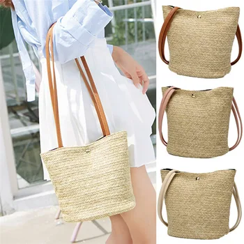 2019 Top Selling Straw Bag Summer Beach Rattan Shoulder Bags Bucket Wicker Weave Handbag
2019 Top Selling Straw Bag Summer Beach Rattan Shoulder Bags Bucket Wicker Weave Handbag
