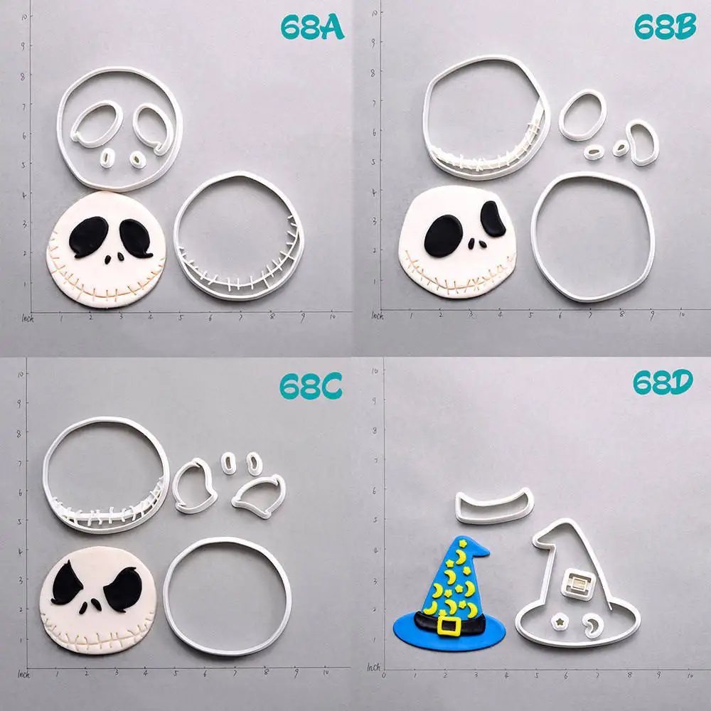 Pumpkin King Jack Skellington Design Cookie Cutter Set Custom Made 3D Printed Cookie Cutter PLA Cake Cutter Decorating Tools
Pumpkin King Jack Skellington Design Cookie Cutter Set Custom Made 3D Printed Cookie Cutter PLA Cake Cutter Decorating Tools
