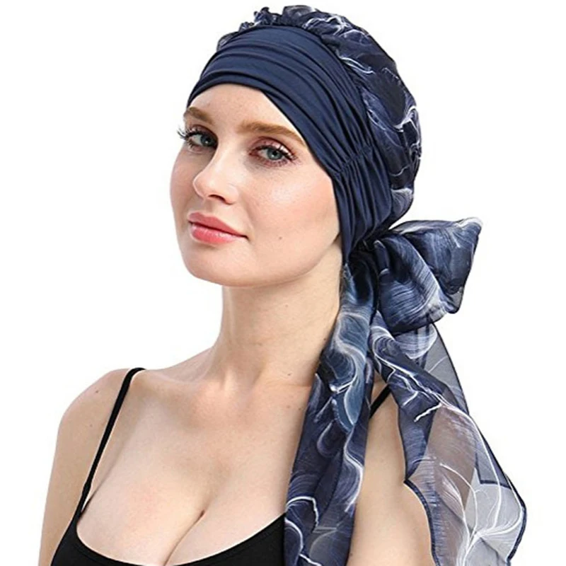 Haimeikang 2019 New Women Chemo Cap Turban Long Hair Band Scarf Head Wraps Hat Boho Pre-Tied Bandana Hair Accessories for Women
Haimeikang 2019 New Women Chemo Cap Turban Long Hair Band Scarf Head Wraps Hat Boho Pre-Tied Bandana Hair Accessories for Women