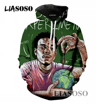 LIASOSO 2019 Brand Casual Pullover Hoodies 3D Print Chance The Rapper Hip Hop Hooded Handsome Long Sleeve Sweatshirts T686
LIASOSO 2019 Brand Casual Pullover Hoodies 3D Print Chance The Rapper Hip Hop Hooded Handsome Long Sleeve Sweatshirts T686