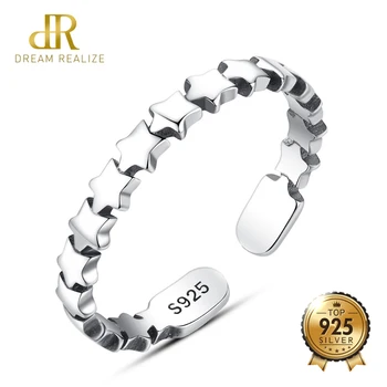 DR Exquisite Sterling Silver 925 Open Rings for Women Star Design Glossy Fascinating Bone Shaped Adjustable Ring Anniversary
DR Exquisite Sterling Silver 925 Open Rings for Women Star Design Glossy Fascinating Bone Shaped Adjustable Ring Anniversary