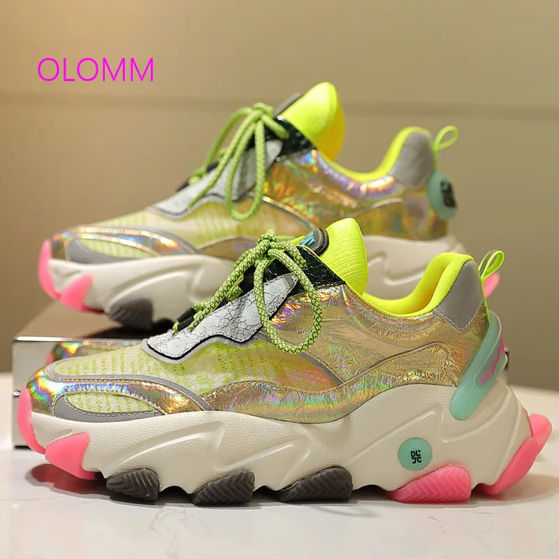 2019 Female Thick Bottom Sneakers Mixed Colors Round Toe Platform Shoes Women Flats Casual Shoes Ladies Running Shoes
2019 Female Thick Bottom Sneakers Mixed Colors Round Toe Platform Shoes Women Flats Casual Shoes Ladies Running Shoes