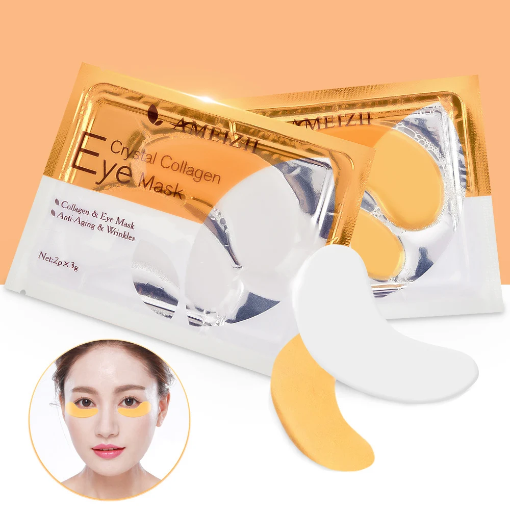 10 Pairs AMEIZII 24K Gold Crystal Collagen Eye Mask Eye Patches Eye Care Dark Circles Remove Anti-Aging Wrinkle Skin Care TSLM1
10 Pairs AMEIZII 24K Gold Crystal Collagen Eye Mask Eye Patches Eye Care Dark Circles Remove Anti-Aging Wrinkle Skin Care TSLM1