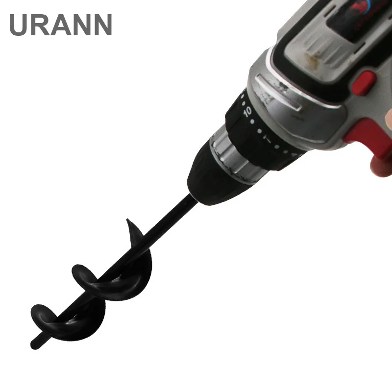 URANN Garden Auger Spiral Drill Bit Flower Planter Bulb Shaft Drill Auger Yard Gardening Bedding Planting Hole Digger Tool
URANN Garden Auger Spiral Drill Bit Flower Planter Bulb Shaft Drill Auger Yard Gardening Bedding Planting Hole Digger Tool