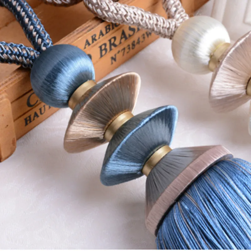 2Pcs Curtain Tassel Brush Tieback Hanging Ball Straps Lashing Bind Ropes Belt Curtain Accessories Clasp Tiebacks Home Decor
2Pcs Curtain Tassel Brush Tieback Hanging Ball Straps Lashing Bind Ropes Belt Curtain Accessories Clasp Tiebacks Home Decor