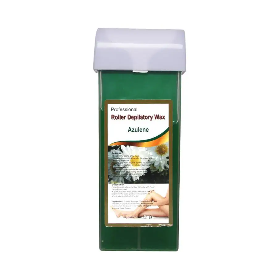 Professional Roller Depilatory Wax Cartridge 100G Heater Waxing for Hair Removal on all body parts Azulene F 30p113
Professional Roller Depilatory Wax Cartridge 100G Heater Waxing for Hair Removal on all body parts Azulene F 30p113