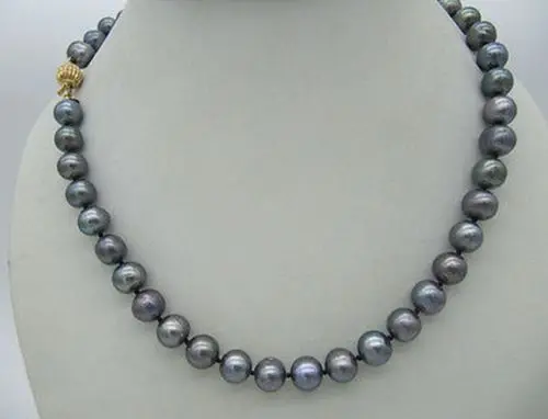 FREE SHIPPING HOT sell new Style >>>>charming AAA+ 9-10mm tahitian black gray color pearl necklace 18
FREE SHIPPING HOT sell new Style >>>>charming AAA+ 9-10mm tahitian black gray color pearl necklace 18