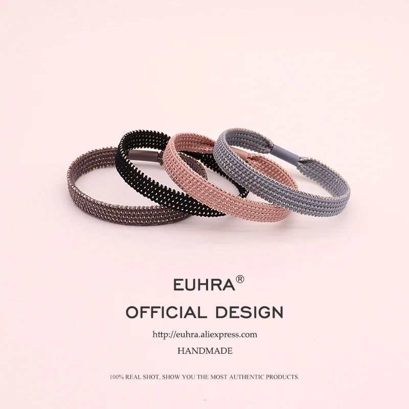 EUHRA 4 Colors Metallic Line High Quality Flat Rubber bands Elastic Hair Bands For Women's and Girl Lady Hair Accessories
EUHRA 4 Colors Metallic Line High Quality Flat Rubber bands Elastic Hair Bands For Women's and Girl Lady Hair Accessories