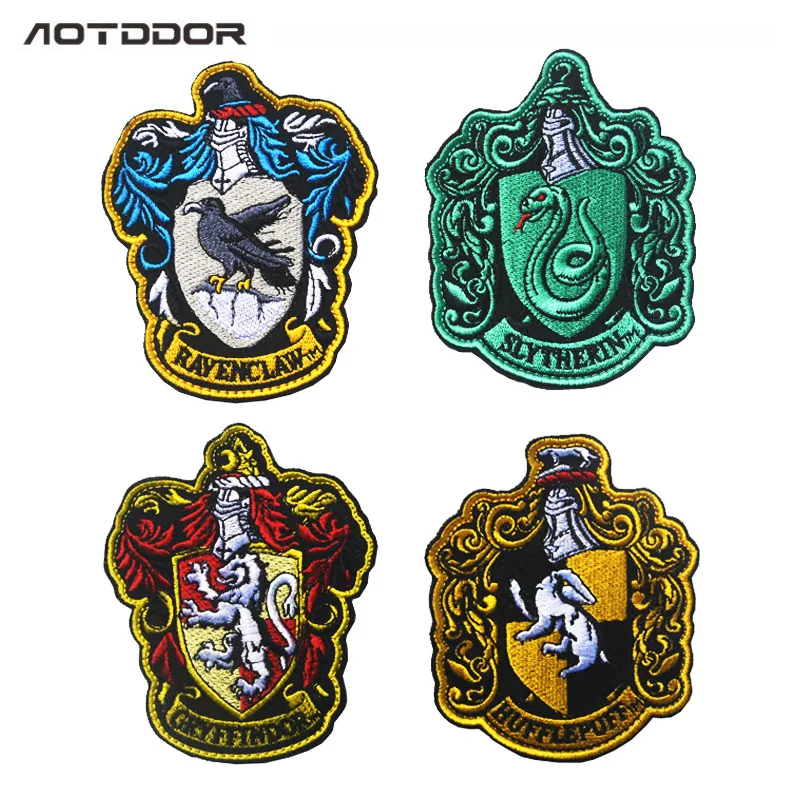Embroidery Patch HARRY POTTER Hogwarts School Badge Embroidered Patches Military Tactical Armband Hook & Loop Cap Bag Badges
Embroidery Patch HARRY POTTER Hogwarts School Badge Embroidered Patches Military Tactical Armband Hook & Loop Cap Bag Badges