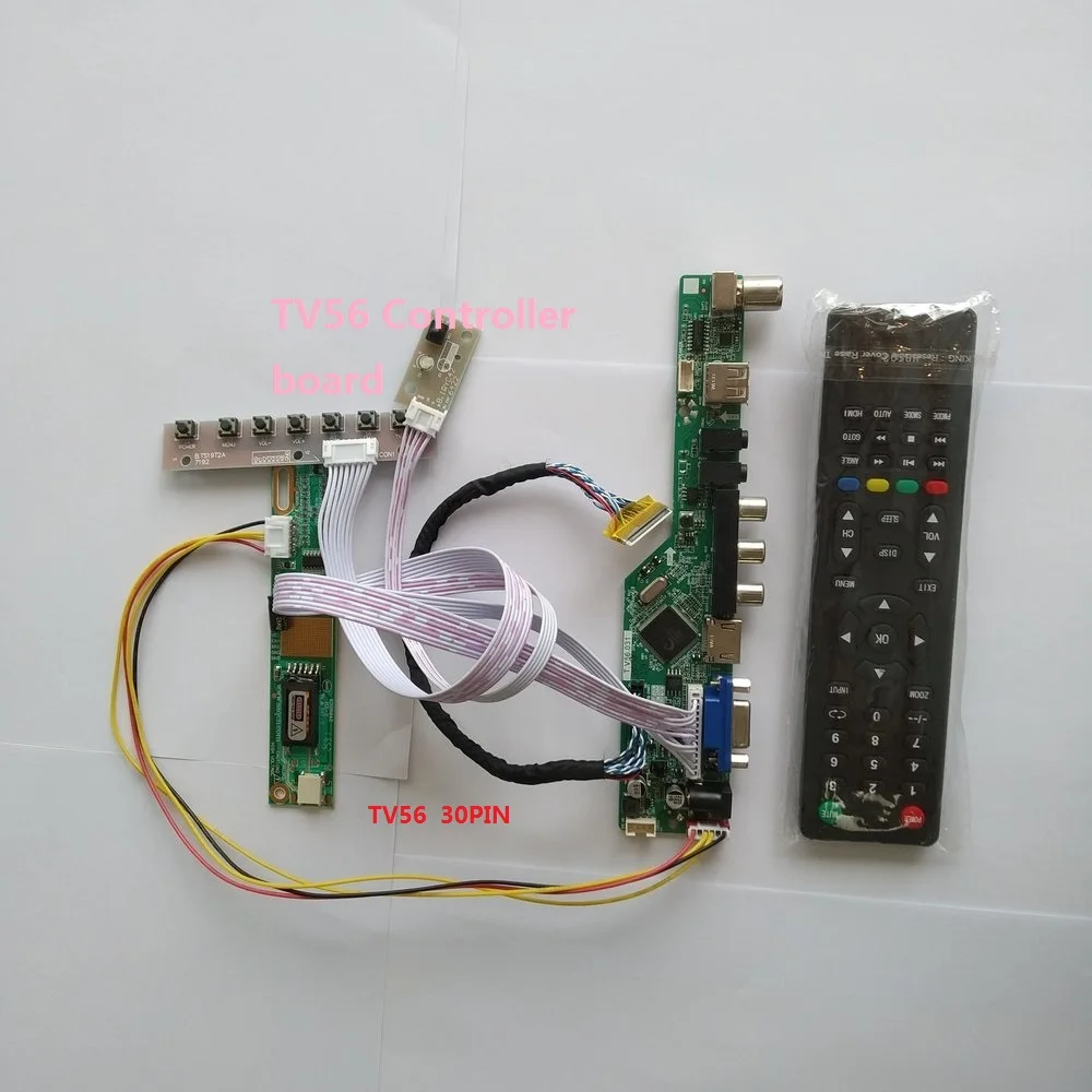 For B154EW08 15.4" 1280X800 TV AV Controller driver Board kit USB VGA panel monitor USB VGA cable
For B154EW08 15.4" 1280X800 TV AV Controller driver Board kit USB VGA panel monitor USB VGA cable