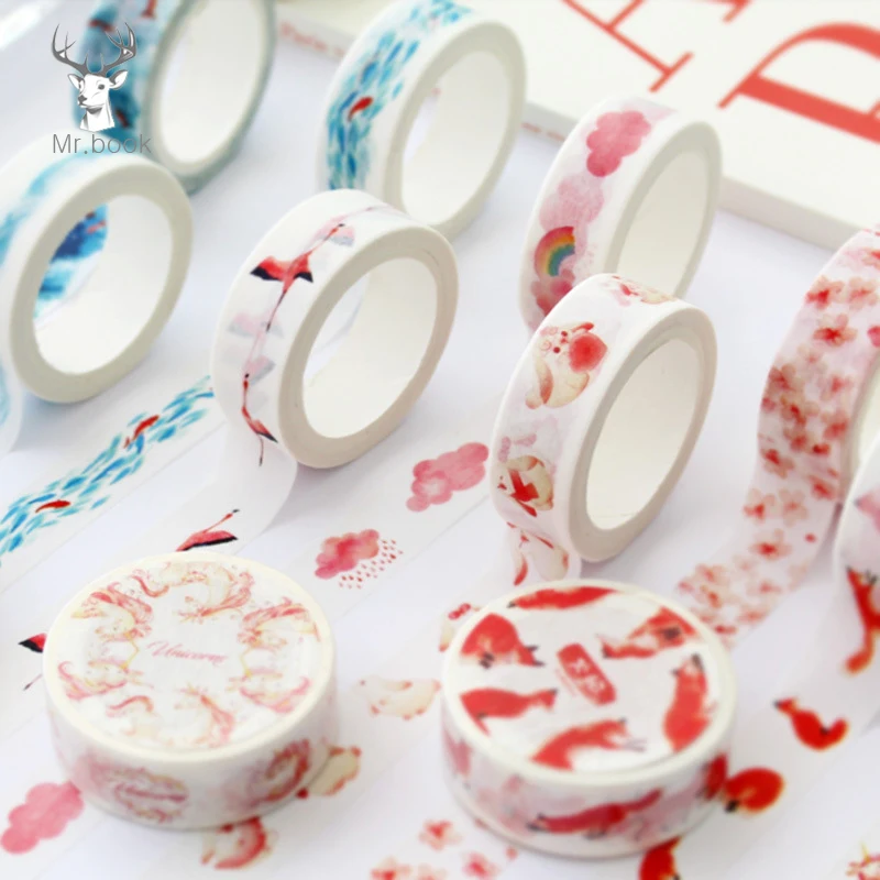 Cute Cartoon Animal Flower Japanese Masking Washi Tape Decorative Adhesive Tape Decor DIY Scrapbooking Sticker Label Stationery
Cute Cartoon Animal Flower Japanese Masking Washi Tape Decorative Adhesive Tape Decor DIY Scrapbooking Sticker Label Stationery