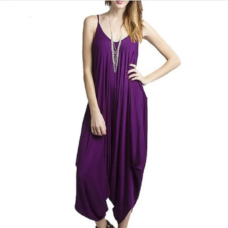 Naiveroo Harem Romper One-piece Jumpsuits Overalls Women Playsuits Spaghetti Strap Sexy Deep V-Neck Rompers Plus Big Oversize 5X
Naiveroo Harem Romper One-piece Jumpsuits Overalls Women Playsuits Spaghetti Strap Sexy Deep V-Neck Rompers Plus Big Oversize 5X