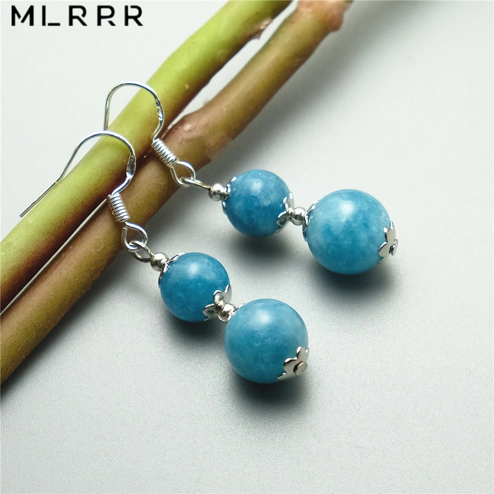 Vintage Classic Natural Stone Jewelry Romantic High Quality Amazonites Larimar Crystals Pendant Charms Drop Earrings for Women
Vintage Classic Natural Stone Jewelry Romantic High Quality Amazonites Larimar Crystals Pendant Charms Drop Earrings for Women