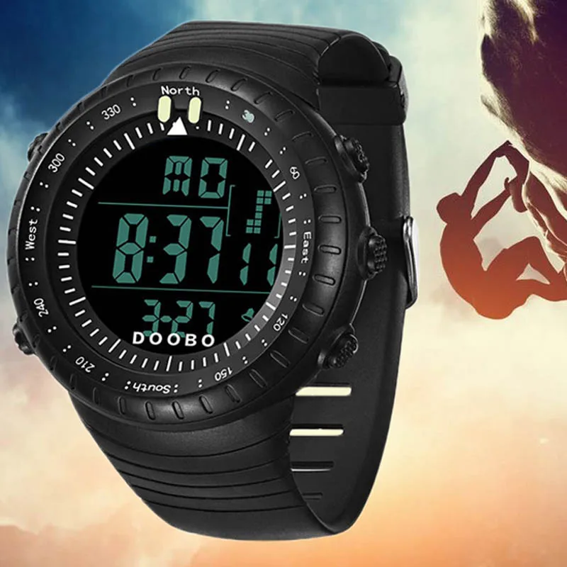 2016 New LED Digital Mens Military Watch Men Sports Watches 5ATM Swim Climbing Fashion Outdoor Casual Men Wristwatches
2016 New LED Digital Mens Military Watch Men Sports Watches 5ATM Swim Climbing Fashion Outdoor Casual Men Wristwatches