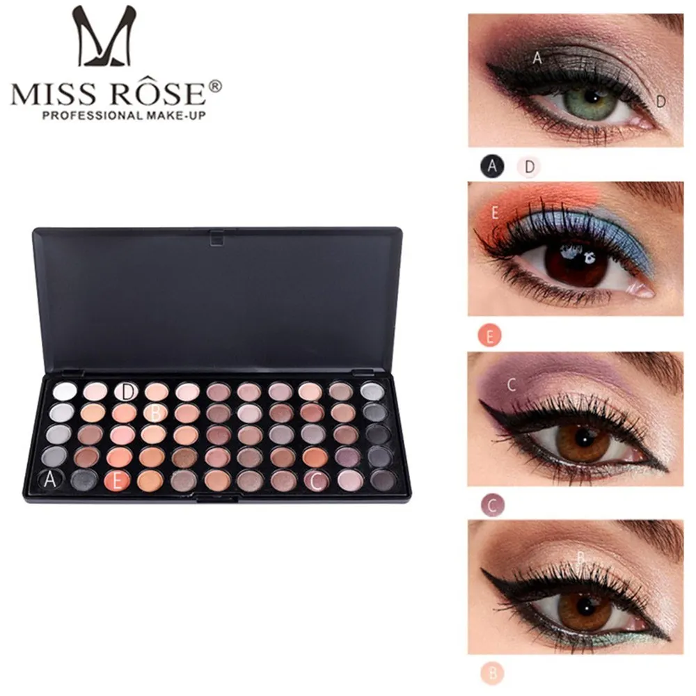 MISS ROSE 55 Colors Eye Shadow Makeup Palette Long Lasting Shimmer Matte Eyeshadow Eyes Makeup Palette Mineral Shadow Cosmetics
MISS ROSE 55 Colors Eye Shadow Makeup Palette Long Lasting Shimmer Matte Eyeshadow Eyes Makeup Palette Mineral Shadow Cosmetics