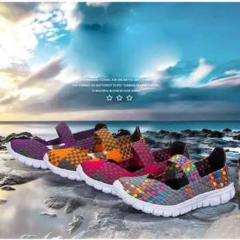 Fashion Braided Women Casual Flats Elastic Strap Summer Shoes Soft Breathable Shoes Lightweight Dance Shoes
Fashion Braided Women Casual Flats Elastic Strap Summer Shoes Soft Breathable Shoes Lightweight Dance Shoes