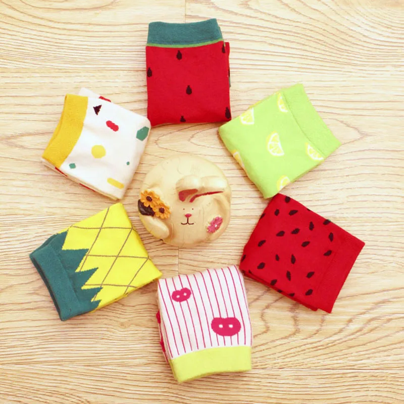 2 pairs New Fashion Watermelon Pineapple Fruit Print Funny Socks Women Casual Cotton Short Socks Cute Chaussettes
2 pairs New Fashion Watermelon Pineapple Fruit Print Funny Socks Women Casual Cotton Short Socks Cute Chaussettes