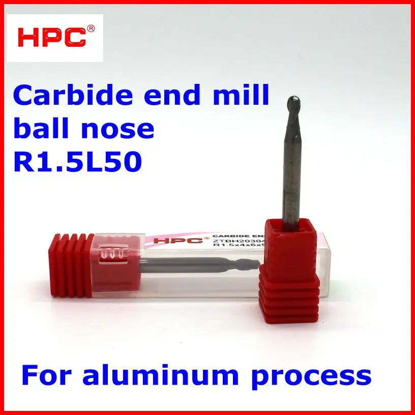 hot sail 5pcs of R1.5 L50 ball nose aluminum process HRC55 tungsten solid carbide end mills cutter CNC machine tool
hot sail 5pcs of R1.5 L50 ball nose aluminum process HRC55 tungsten solid carbide end mills cutter CNC machine tool