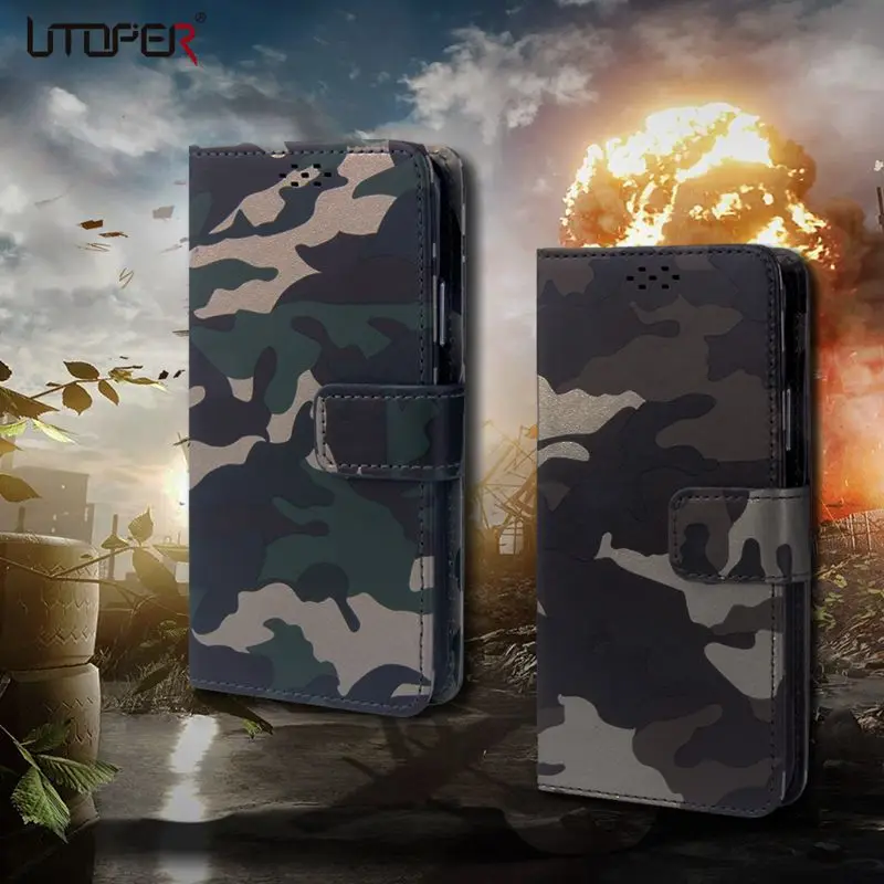 UTOPER Чехол Для Doogee стрелять 1 Shoot2 T6 Pro X10 X30 X5 Max X5Pro X9 мини X9Pro Y6 камуфляж кошелек карта