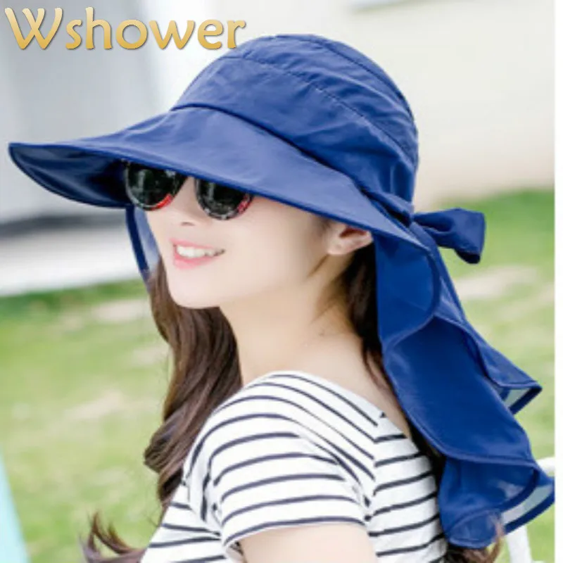 Which in shower Women Foldable UV Protection Wide Brim Sun Hat Face Neck Protection Chiffon Summer Hat Beach Cap Panama
Which in shower Women Foldable UV Protection Wide Brim Sun Hat Face Neck Protection Chiffon Summer Hat Beach Cap Panama