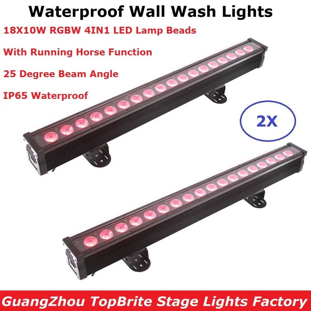 2XLot Outdoor Wash Wall Lights 18X10W RGBW 4IN1 LED Stage Lighting Effect With Running Horse Functions Good For Dj Discos KTVS
2XLot Outdoor Wash Wall Lights 18X10W RGBW 4IN1 LED Stage Lighting Effect With Running Horse Functions Good For Dj Discos KTVS