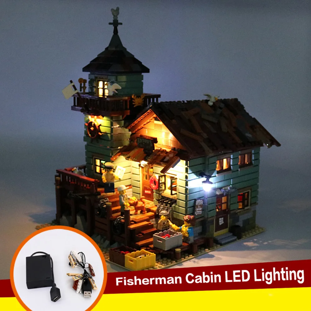 LED Light Up Kit For Leg Old Fishing Store Building Blocks 21310 DIY Toy Blocks ABS Durable Kids Easy Install Energy Saving USB
LED Light Up Kit For Leg Old Fishing Store Building Blocks 21310 DIY Toy Blocks ABS Durable Kids Easy Install Energy Saving USB