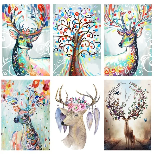 New DIY 5D Diamond Embroidery Cross Stitch Dream elk Full Rhinestones Painting Mosaic Animal Pcitures
New DIY 5D Diamond Embroidery Cross Stitch Dream elk Full Rhinestones Painting Mosaic Animal Pcitures
