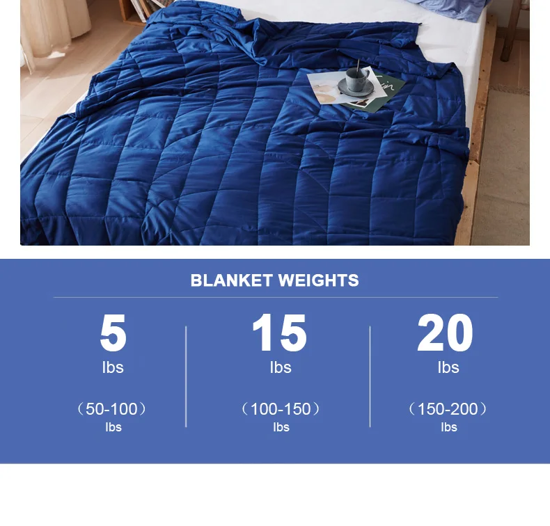 American Weighted Blanket Gravity Sleeping Blanket Decompression Quilt